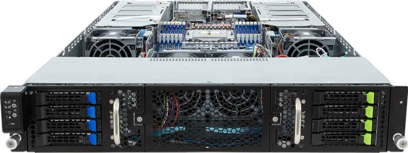 GIGABYTE G293-Z23-AAM1 AMD SoC Socket SP5 Rack (2U) Black, Steel – image 2