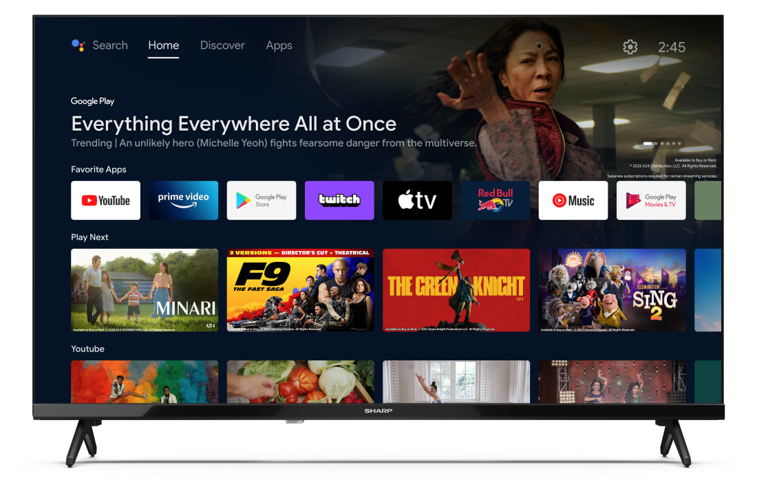 Sharp 32FH2EA TV 81.3 cm (32") HD Smart TV Wi-Fi Black – image 2