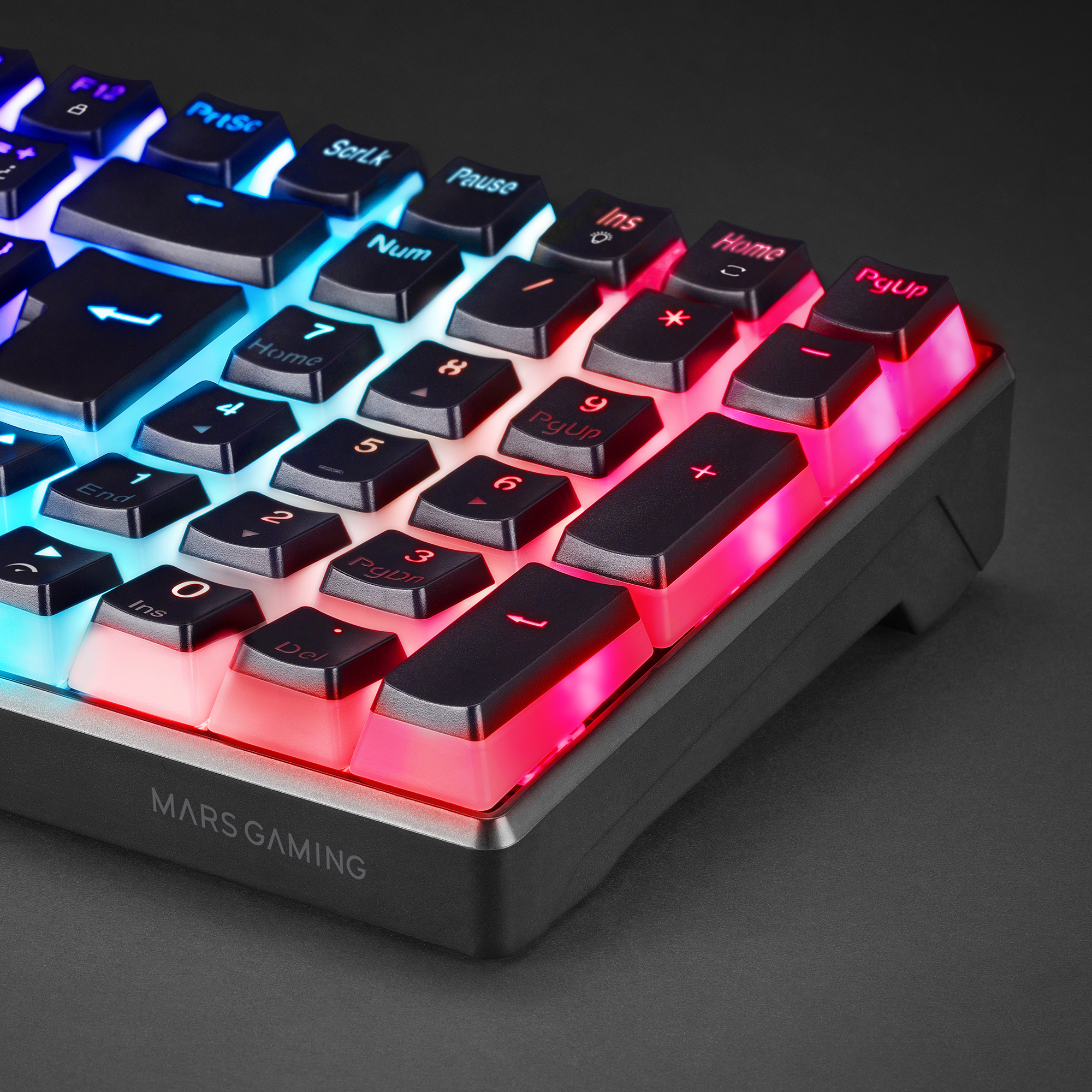 Mars Gaming MKULTRA Mechanical Keyboard Black RGB Compact 96% Switch Outemu SQ Blue Spanish – image 2