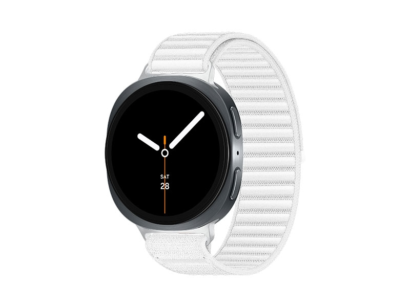 Samsung Galaxy Watch 8, Bluetooth, 44mm, Sport Band, Graphite, S/M + Fabric Band, White, S/M – image 1