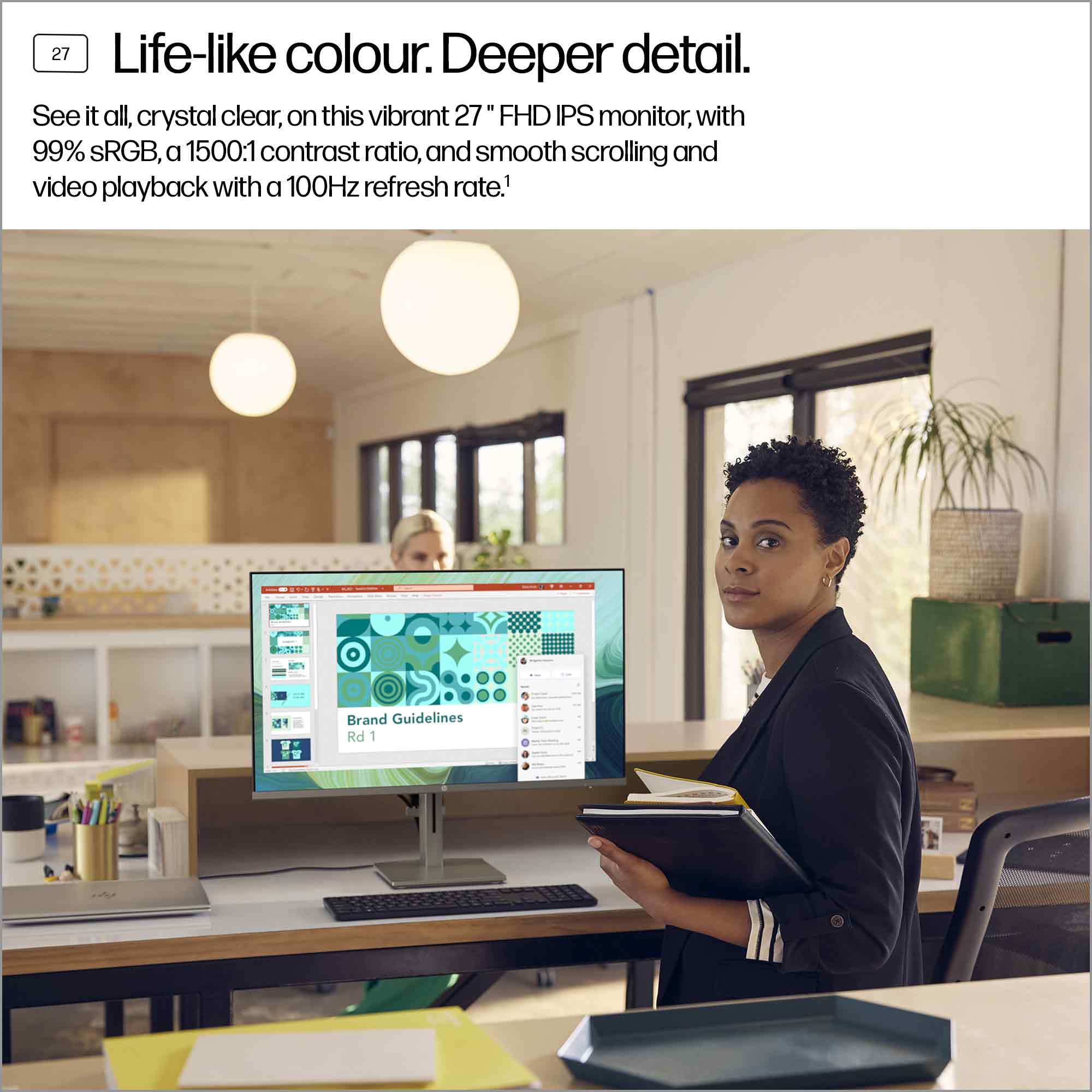 HP Series 5 27 inch FHD Monitor - 527da – image 9