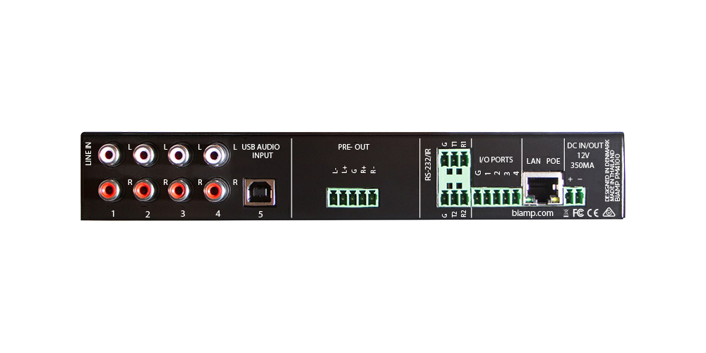 Biamp Commercial Audio PM4100 2.0 channels Performance/stage Black – image 2