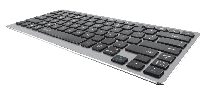Trust 19043 mobile device keyboard Bluetooth Silver – image 3