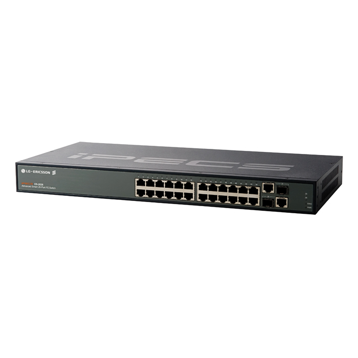 LG ES-2026 network switch Managed L2 Black