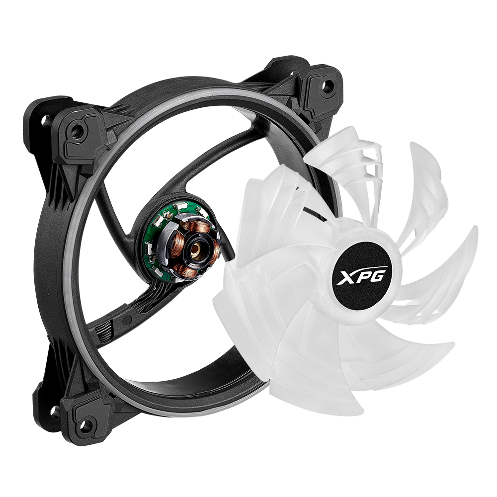 XPG HURRICANE120ARGBPWM-BKCWW computer cooling system Computer case Fan – image 2