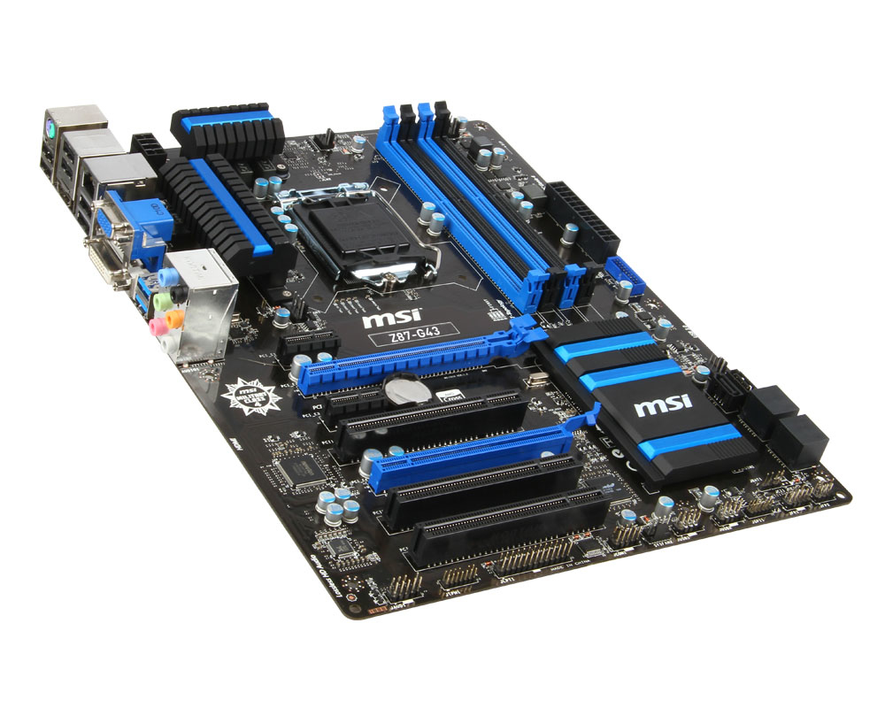 MSI Z87-G43 motherboard Intel® Z87 LGA 1150 (Socket H3) ATX – image 1