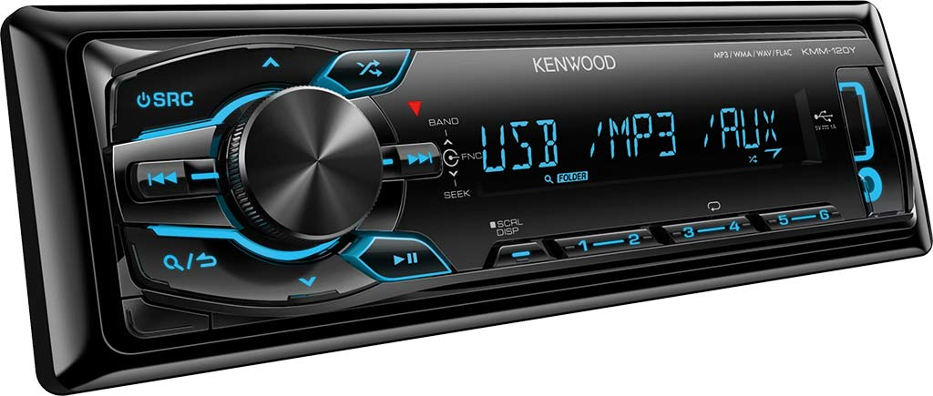 Kenwood KMM-120Y car media receiver Black – image 1