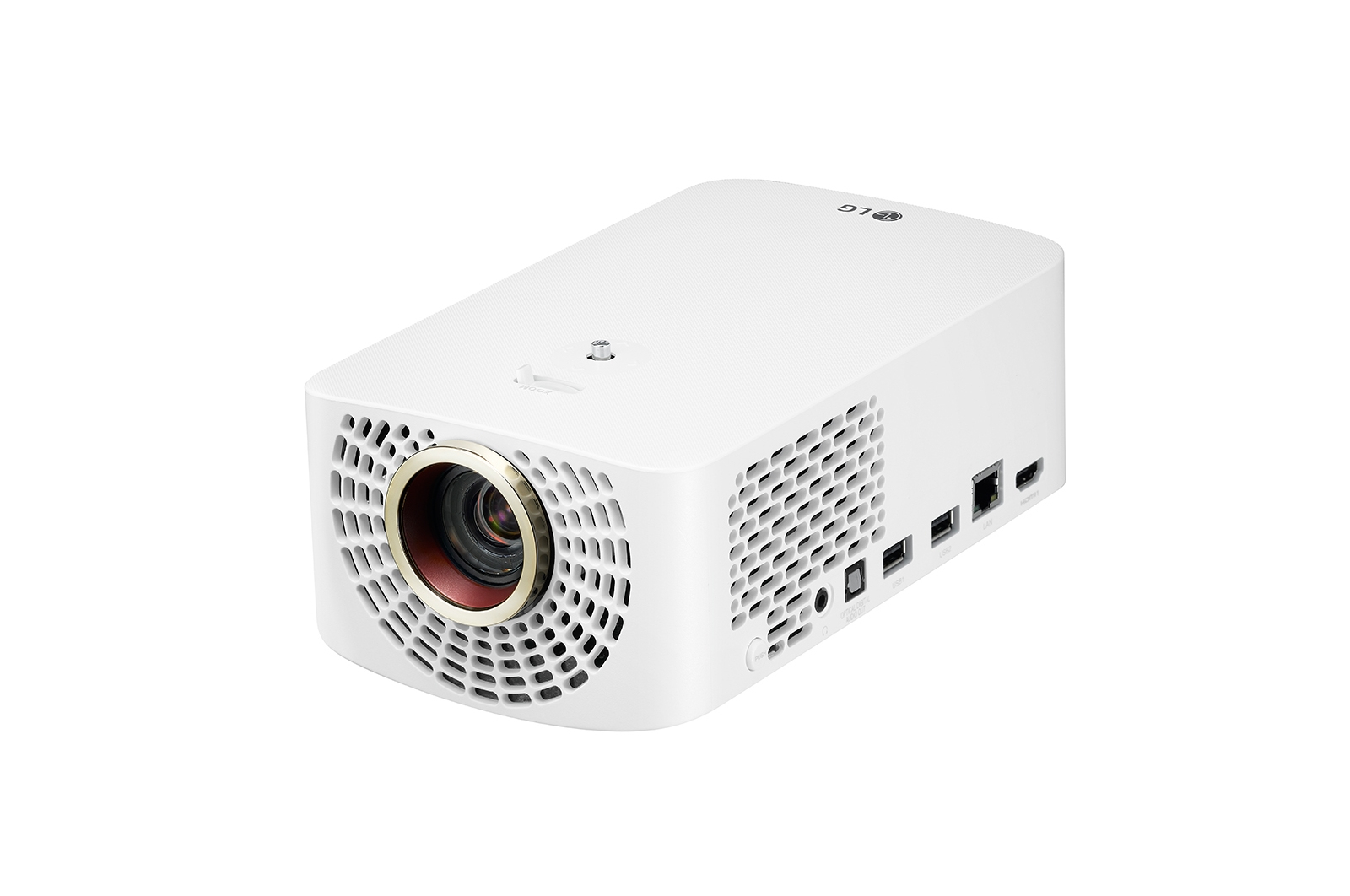 LG HF60FG data projector Standard throw projector 1400 ANSI lumens DLP 1080p (1920x1080) White – image 3