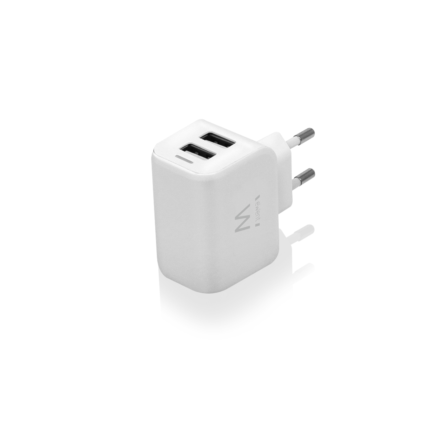 Ewent EW1232 mobile device charger Universal White AC Indoor
