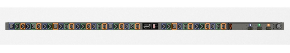 Vertiv Geist MNR3EGW1-36PT68-3TL15A0A10-S-A power distribution unit (PDU) 36 AC outlet(s) 0U Black