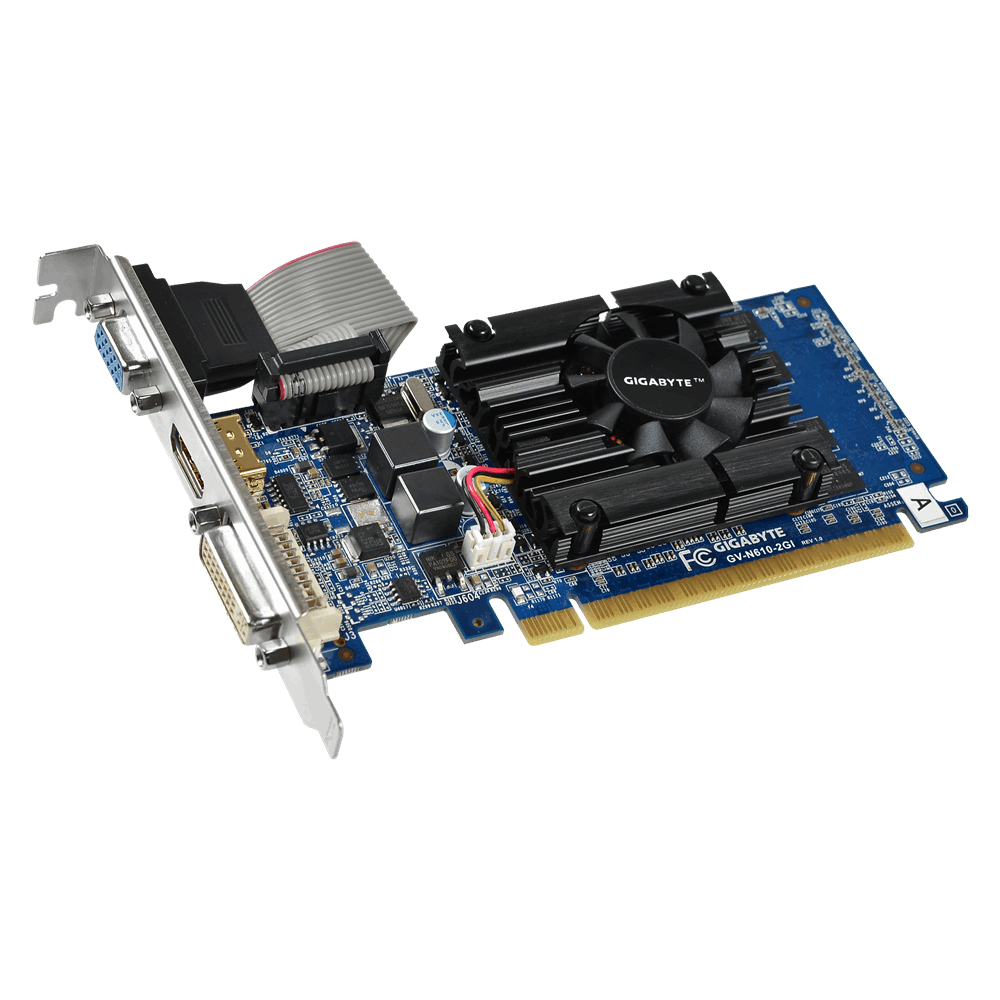 GIGABYTE GV-N610-2GI graphics card NVIDIA GeForce GT 610