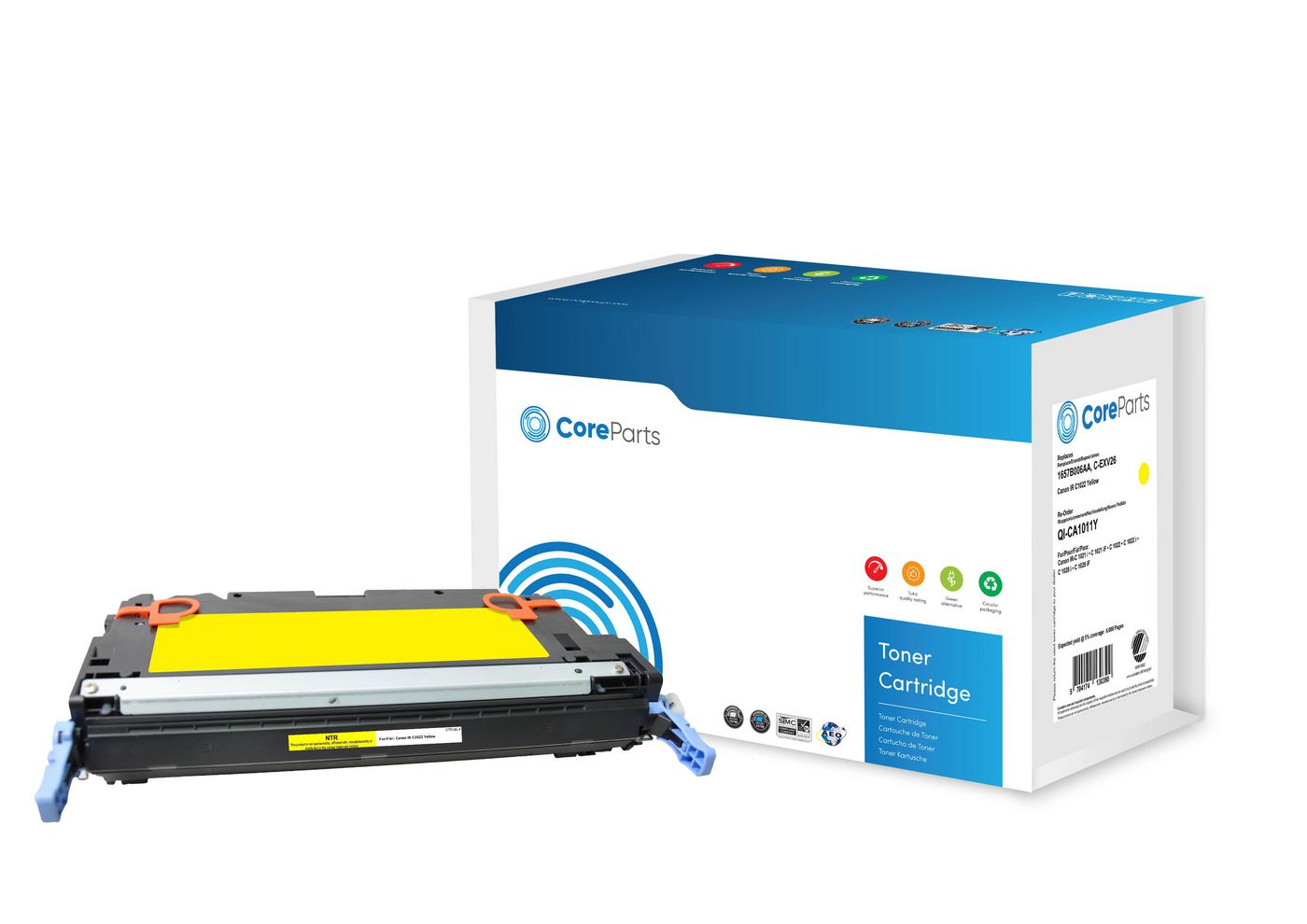 CoreParts Toner Yellow 1657B006AA