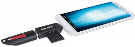 Manhattan 406222 card reader USB/Micro-USB Black – image 8