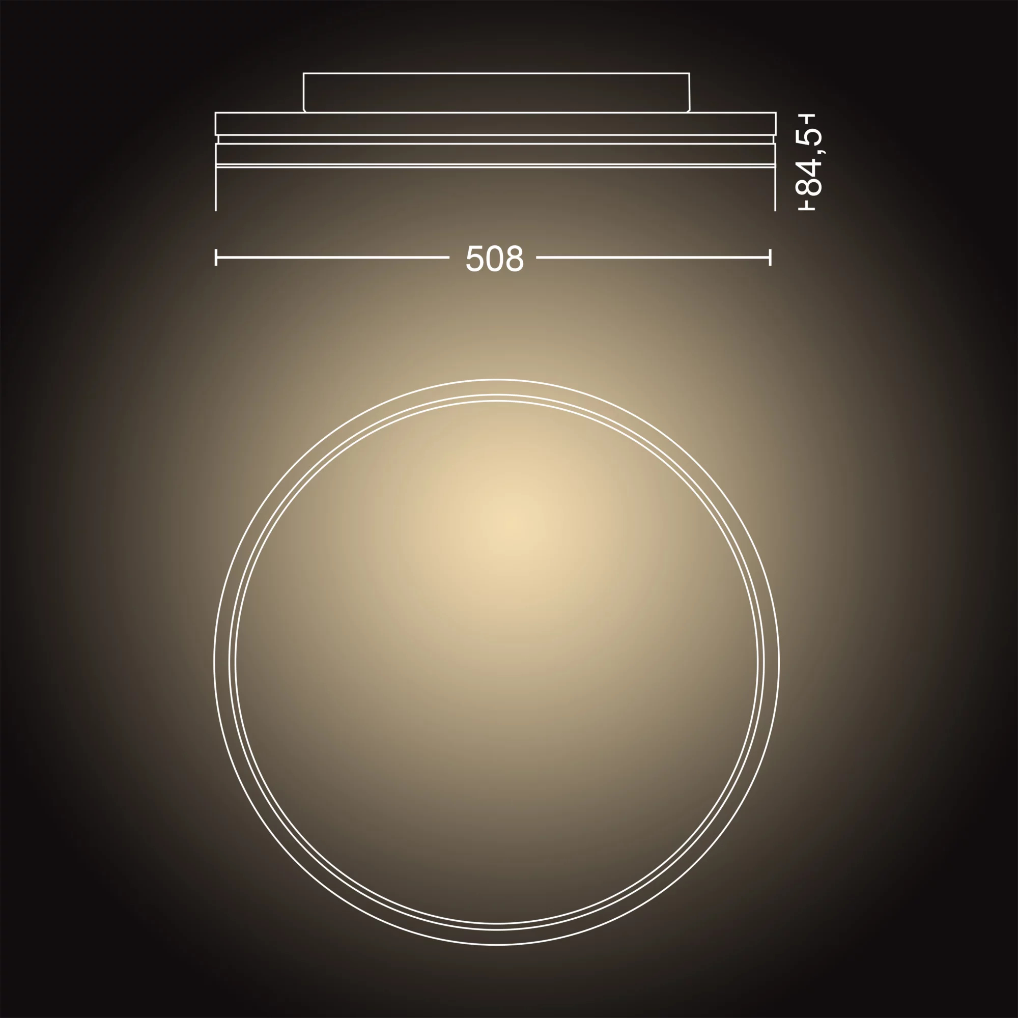 Philips by Signify Philips Hue White ambience 4507648C6 Smart ceiling light Bluetooth/Zigbee – image 6