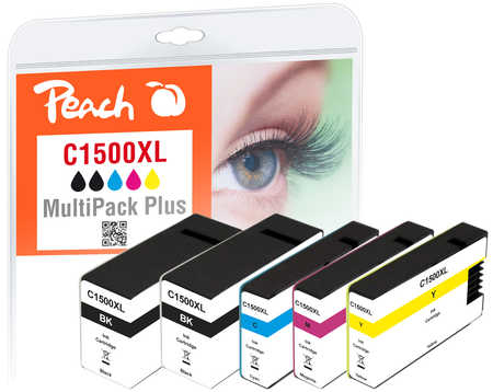 Peach PI100-277 ink cartridge Black, Cyan, Magenta, Yellow