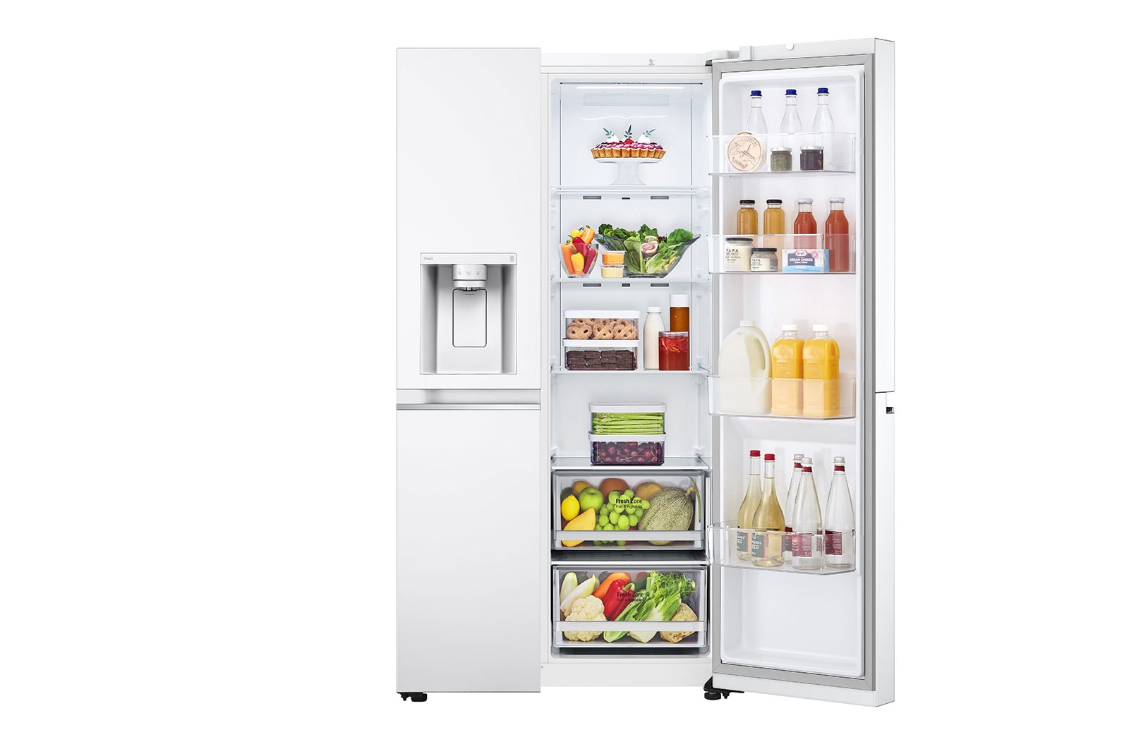 LG GSLV70SWTF side-by-side refrigerator Freestanding – image 4