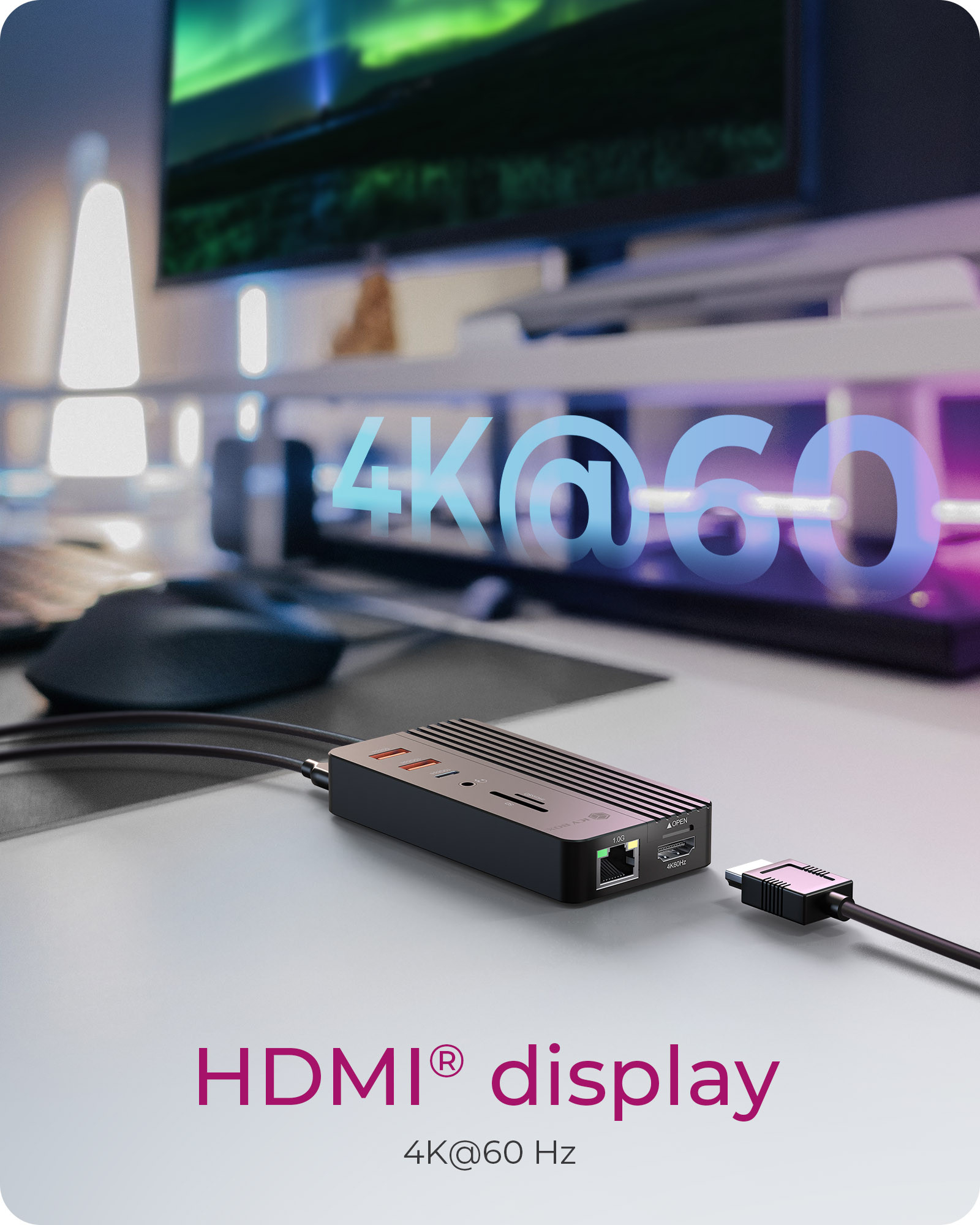 ICY BOX IB-DK4072M-CU31 USB 3.2 Gen 2 (3.1 Gen 1) Type-C Black – image 3