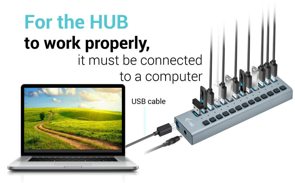 i-tec USB 3.0 Charging HUB 13port + Power Adapter – image 9