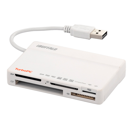 Buffalo BSCR05TU2WH card reader USB 2.0 White – image 1