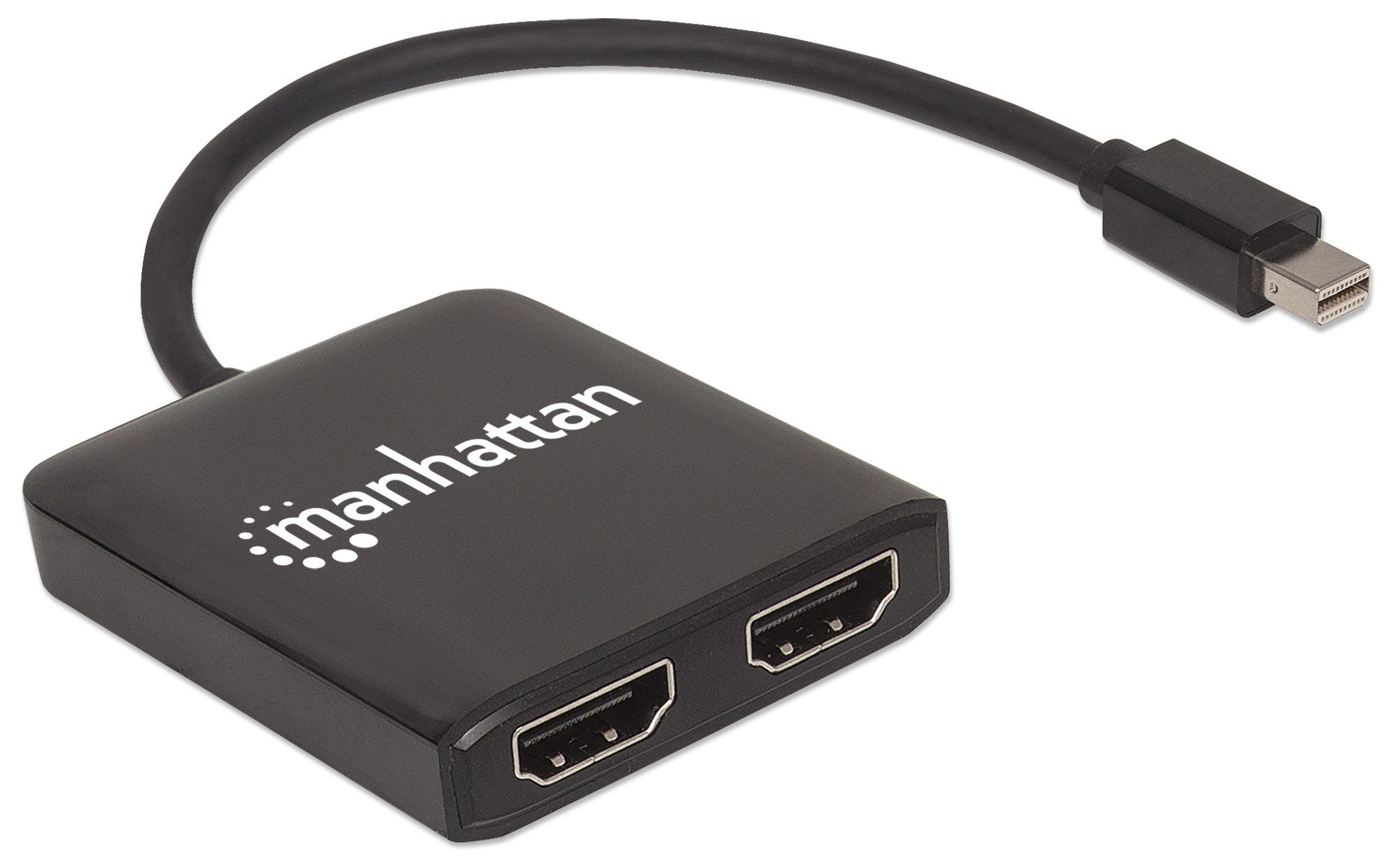 Manhattan Mini DisplayPort to 2-Port HDMI Splitter Hub with MST, 4K@30Hz, USB-A Powered, Video Wall Function, HDCP 2.2 – image 2