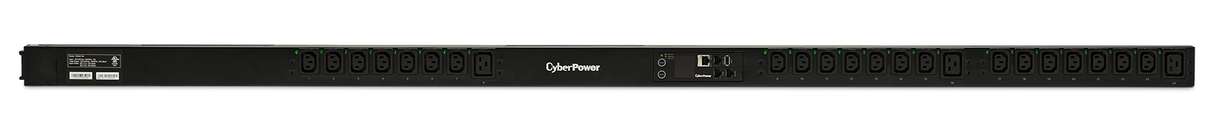 CyberPower PDU81104 power distribution unit (PDU) 24 AC outlet(s) 0U Black – image 2