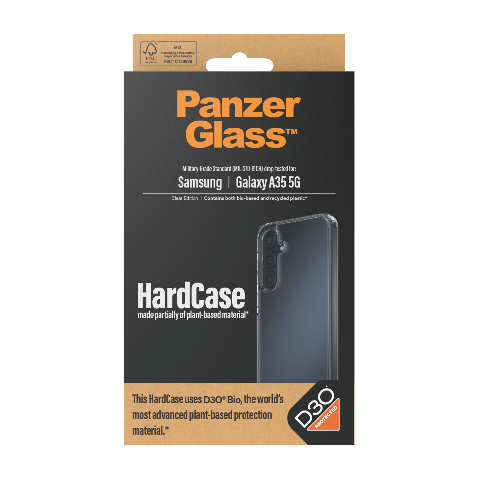PanzerGlass® HardCase Transparent w. D3O® Samsung Galaxy A35 5G – image 3