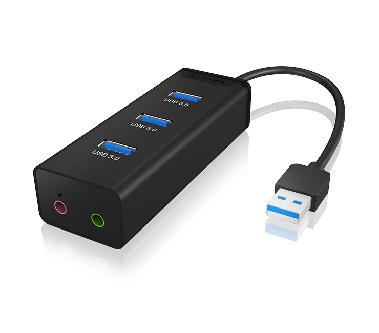 ICY BOX IB-AC619 USB 3.2 Gen 1 (3.1 Gen 1) Type-A Black – image 1