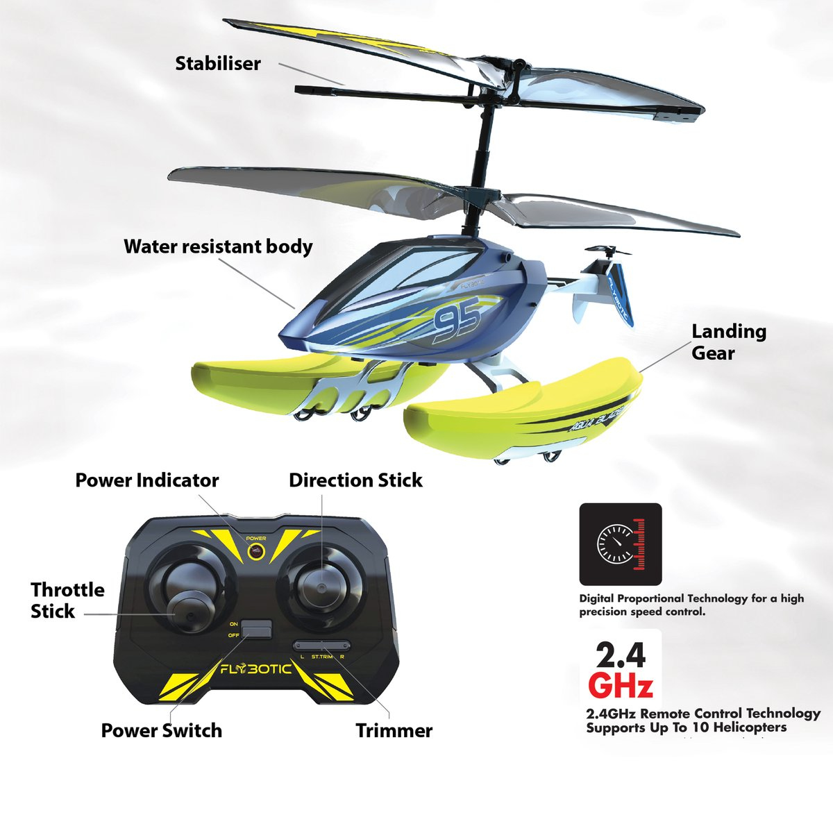 Silverlit Aqua Blaze 3-in-1 RC Helikopter – image 4