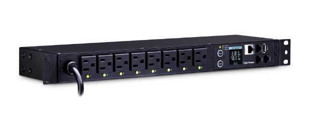 CyberPower PDU81001 power distribution unit (PDU) 8 AC outlet(s) 1U Black – image 2