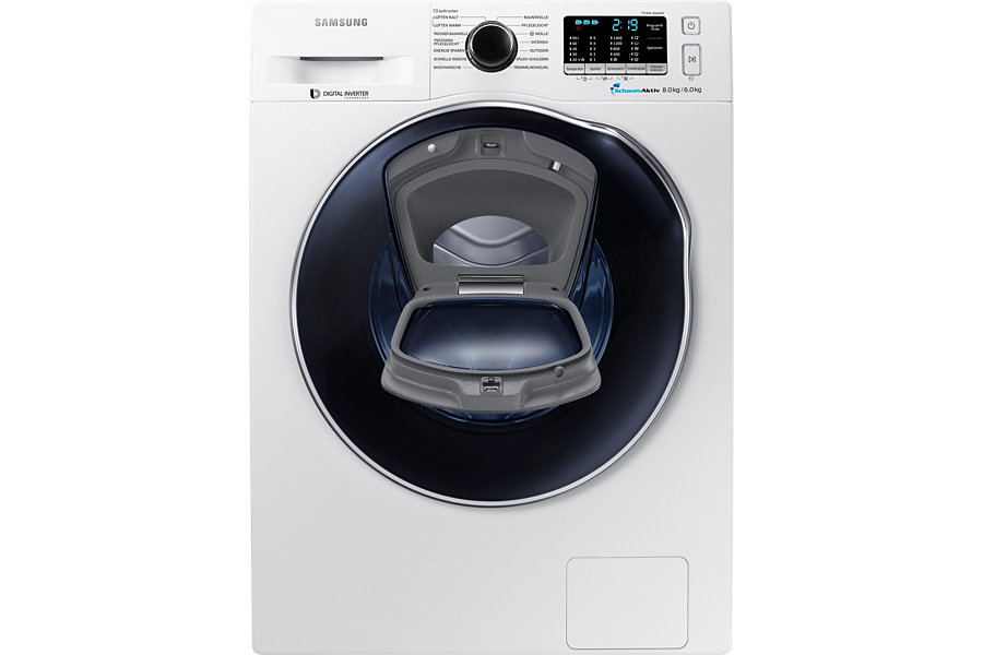 Samsung WD80K5400OW/EG washer dryer Freestanding Front-load White