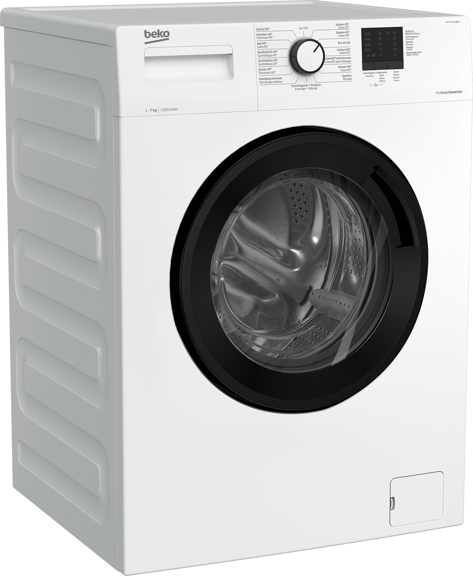 Beko WTV7611BBW washing machine Front-load – image 2