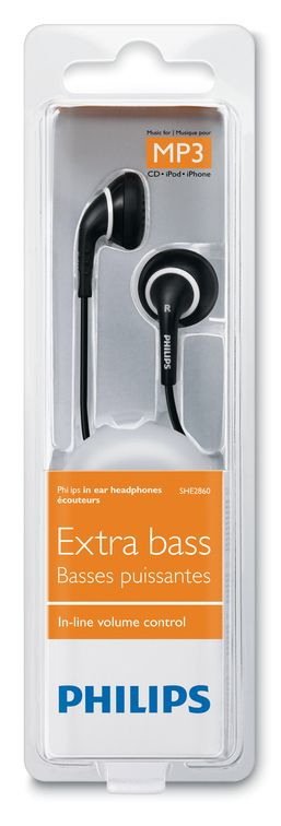 Philips SHE2860/28 headphones/headset Wired In-ear Black, Silver – image 2
