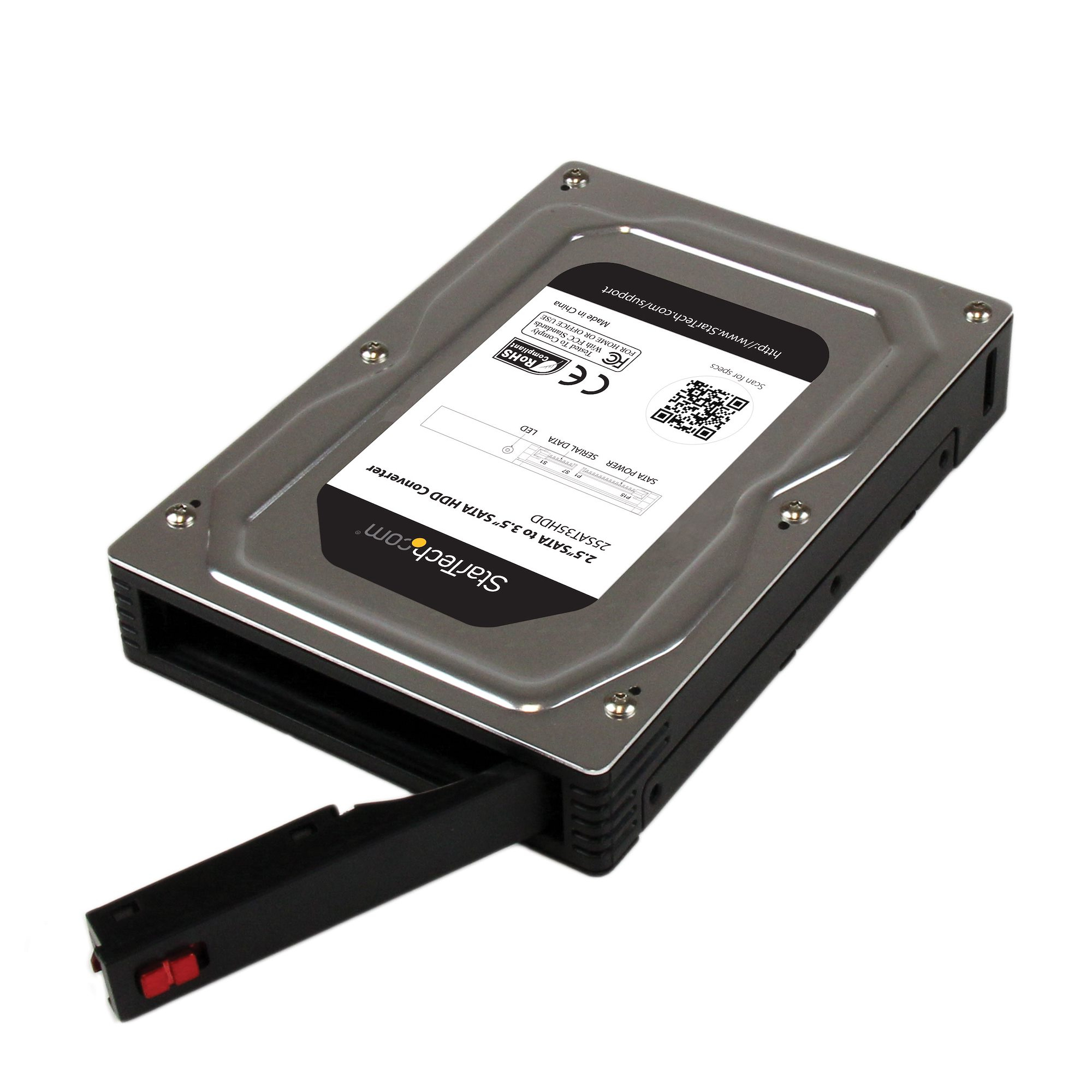Adaptador StarTech.com - SATA - 2.5" a 3.5" - Plata - 25SAT35HDD Adaptador StarTech.com - SATA - 2.5" a 3.5" - Plata - 25SAT35HDD
