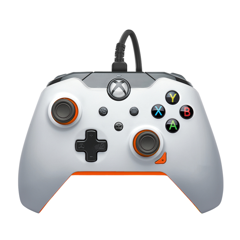 PDP 049-012-WO Gaming Controller Orange, White USB Gamepad Analogue / Digital PC, Xbox, Xbox One X, Xbox Series S, Xbox Series X – image 1