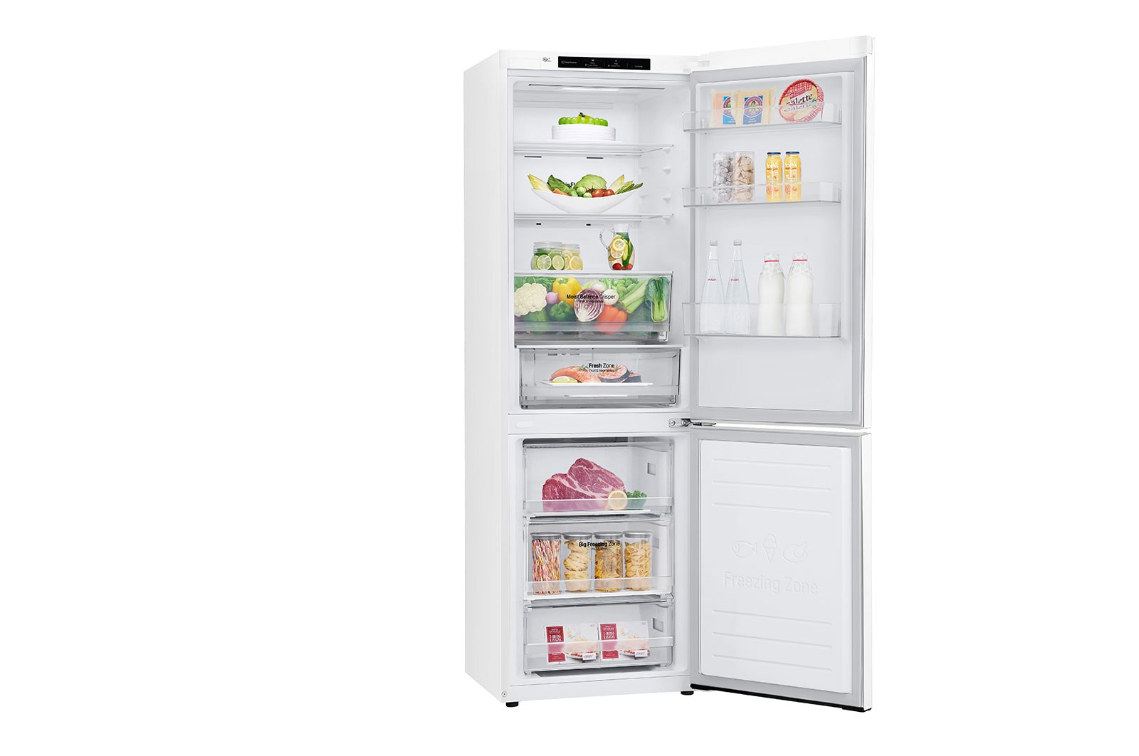 LG GBB61SWJMN fridge-freezer Freestanding – image 4
