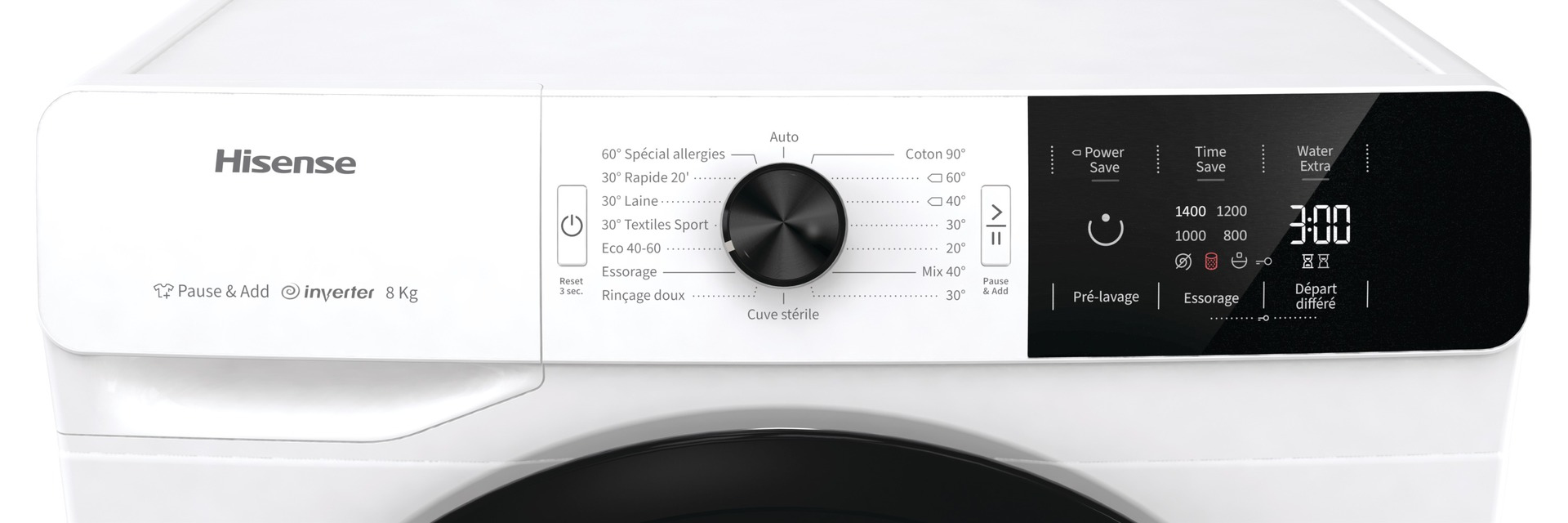 Hisense W8141GEV washing machine Front-load – image 3