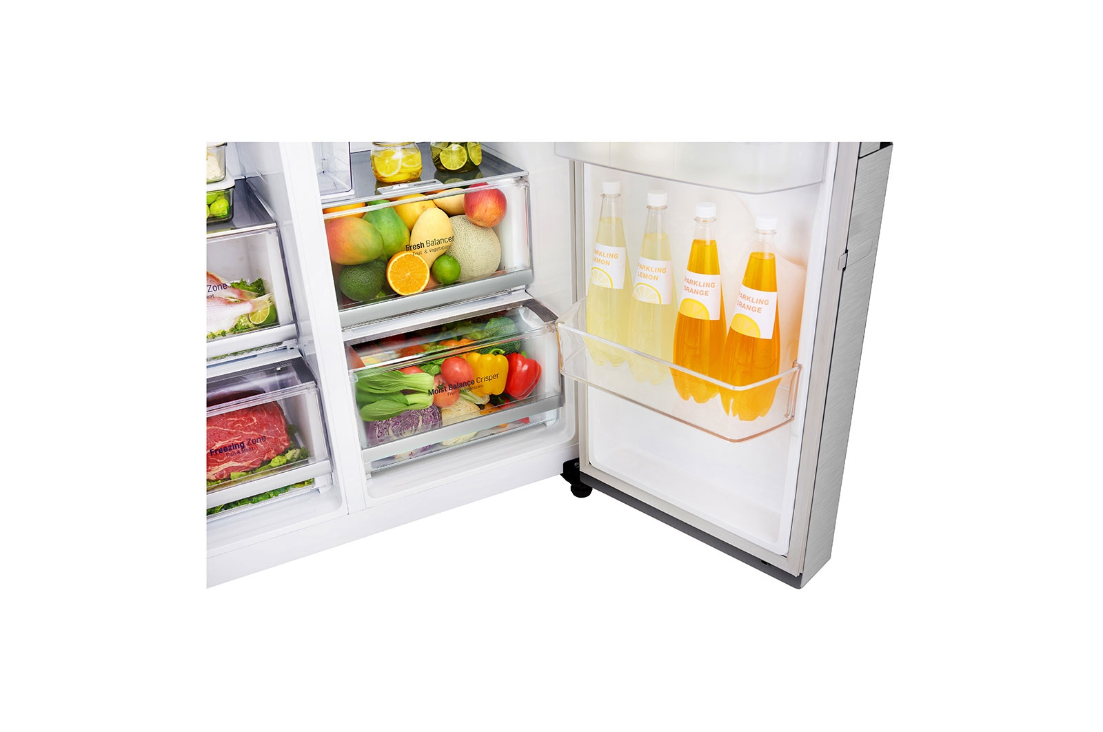 LG GSJ961NSVZ side-by-side refrigerator Freestanding – image 9