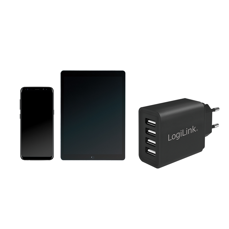 LogiLink PA0211 mobile device charger Smartphone, Tablet Black AC Indoor – image 5