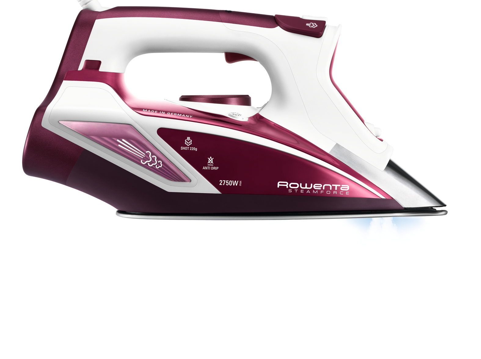 Rowenta DW9230 Dry & Steam iron Microsteam 400 soleplate – image 2