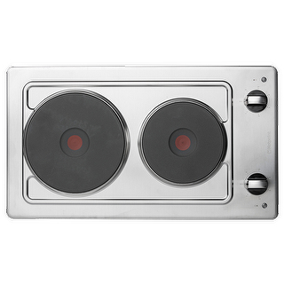 Hotpoint E320SKIX hob Stainless steel Built-in Sealed plate 2 zone(s)