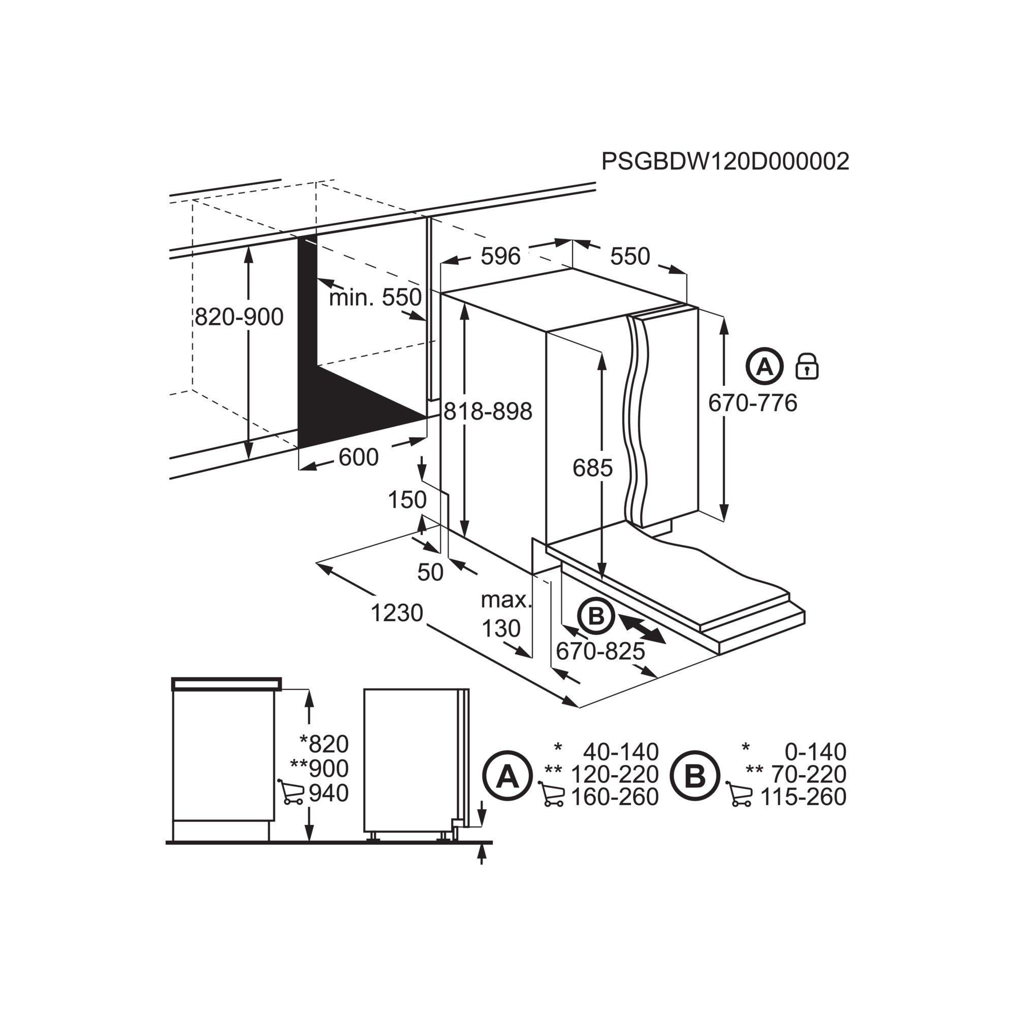 Electrolux KESC7311L Fully built-in 13 place settings – image 2
