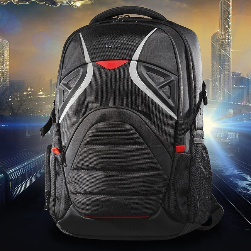 Targus Strike 43.9 cm (17.3") Backpack Black, Red – image 2