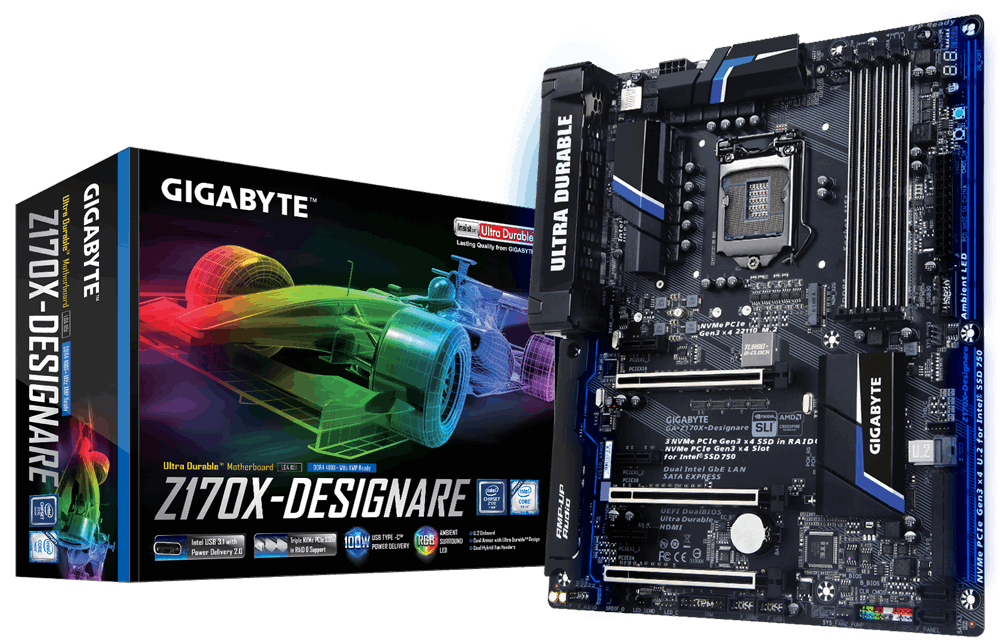GIGABYTE GA-Z170X-Designare Intel® Z170 LGA 1151 (Socket H4) ATX – image 4