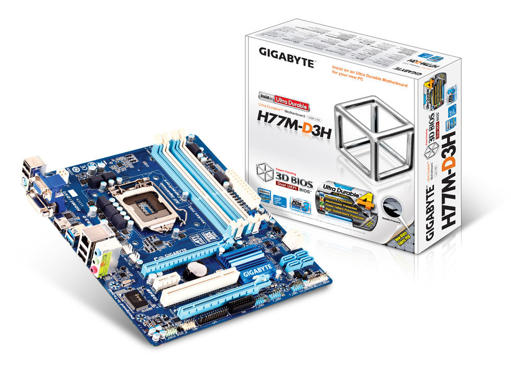 GIGABYTE GA-H77M-D3H motherboard LGA 1155 (Socket H2) micro ATX – image 3