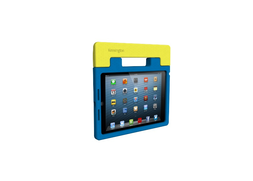 Kensington SafeGrip™ Rugged Carry Case & Stand for iPad® Air - Blueberry