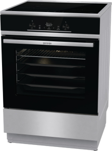 Gorenje GEIT6E80XPG Freestanding cooker Electric Zone induction hob Black, Silver – image 7