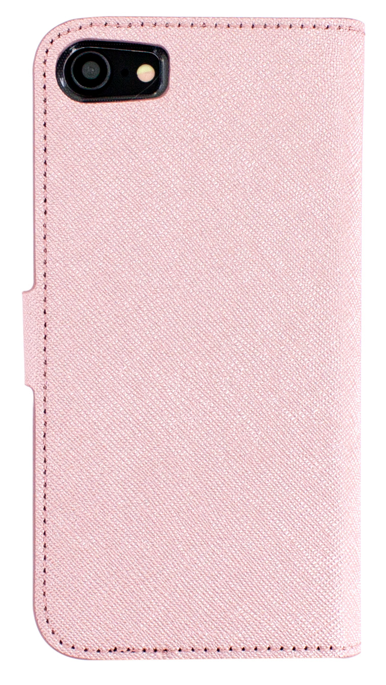 Mobiparts Saffiano Wallet Case Apple iPhone 7, iPhone 8 Pink – image 3
