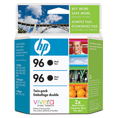 HP 96 2-pack Black