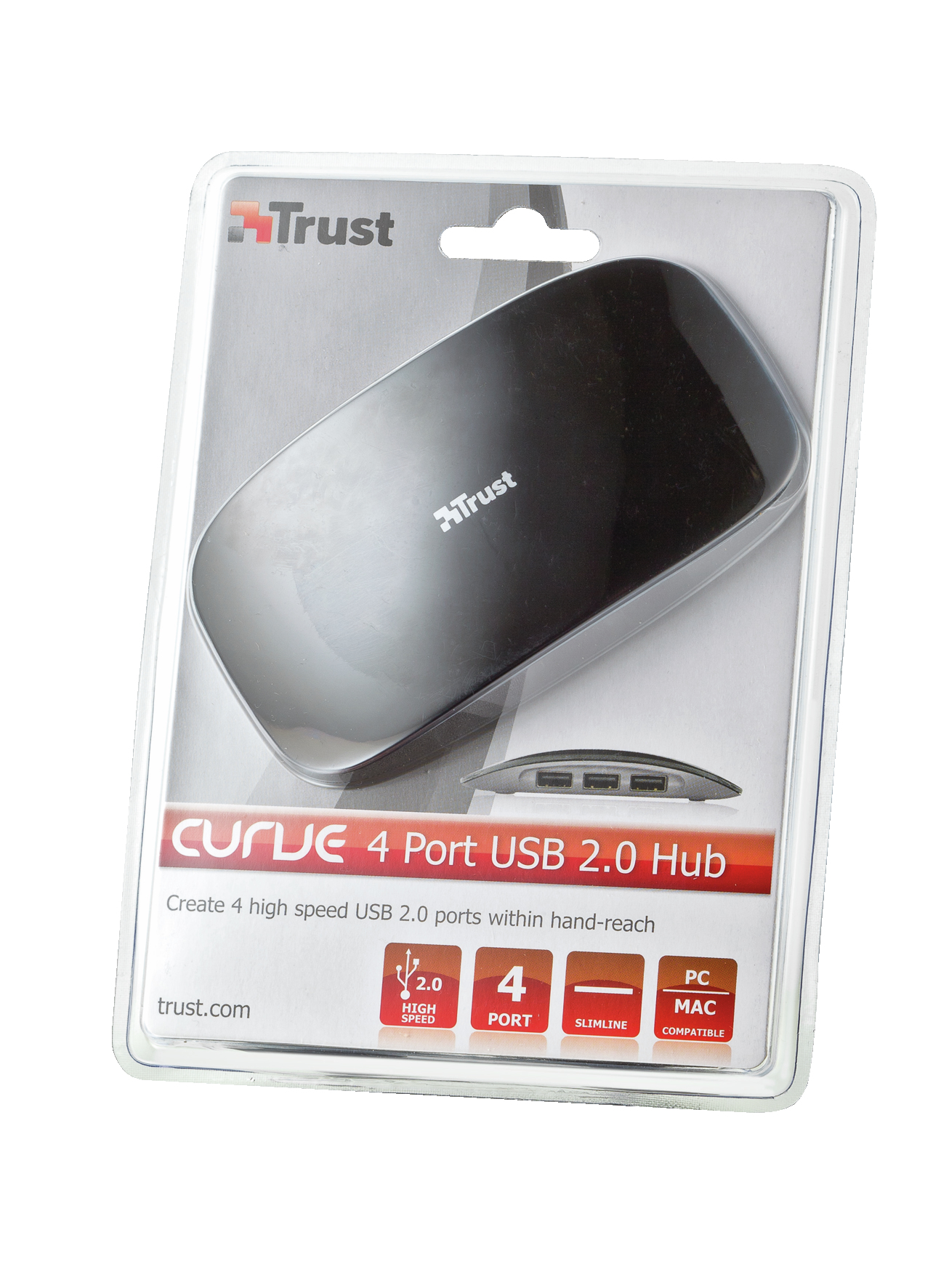 Trust Curve 4 Port USB 2.0 Hub – image 3
