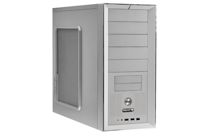 GIGABYTE GZ-AA3CBI-SNS computer case Midi Tower Silver